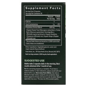 Thực phẩm bổ sung Gaia Herbs Fertility Support for Women 60 Vegan Liquid Phyto-Caps 751063150880
