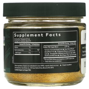 Thực phẩm bổ sung Gaia Herbs Golden Milk 4.3 oz (123 g) 751063149273