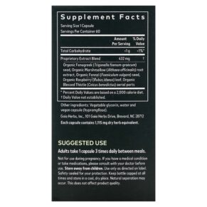 Thực phẩm bổ sung Gaia Herbs Lactation Support for Women 60 Vegan Liquid Phyto-Caps 751063402200