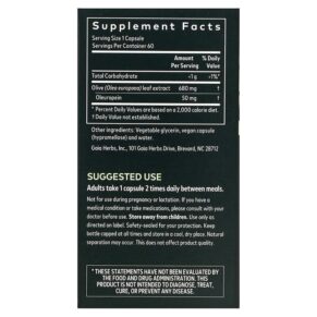 Gaia Herbs Olive Leaf 60 Vegan Liquid Phyto-Caps 3 Thực phẩm bổ sung Gaia Herbs Olive Leaf 60 Vegan Liquid Phyto-Caps 751063399401