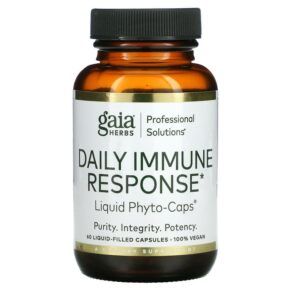 Thực phẩm chức năng Gaia Herbs Professional Solutions Daily Immune Response 60 Liquid-Filled Capsules 751063403542