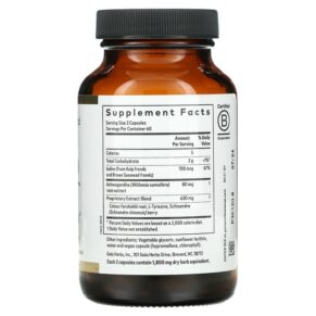 Thực phẩm bổ sung Gaia Herbs Professional Solutions Thyroid Support 120 Liquid-Filled Capsules 751063996785