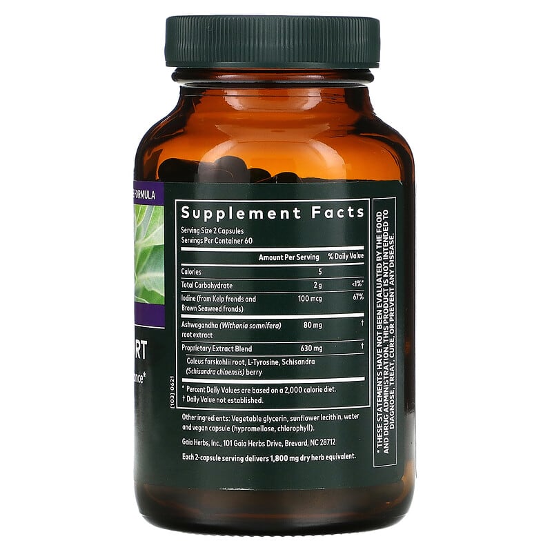 Gaia Herbs Thyroid Support 120 Vegan Liquid Phyto-Caps 2 Thực phẩm bổ sung Gaia Herbs Thyroid Support 120 Vegan Liquid Phyto-Caps 751063996679