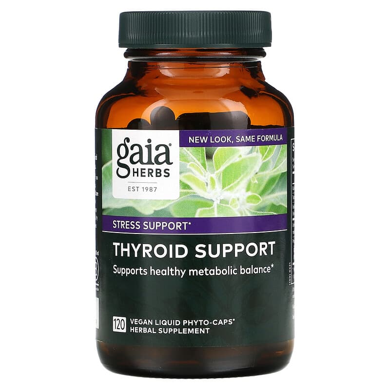 Gaia Herbs Thyroid Support 120 Vegan Liquid Phyto-Caps 8 Thực phẩm chức năng Gaia Herbs Thyroid Support 120 Vegan Liquid Phyto-Caps 751063996679