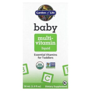 Thực phẩm chức năng Garden of Life Baby Multivitamin Liquid 1.9 fl oz (56 ml) 658010125208