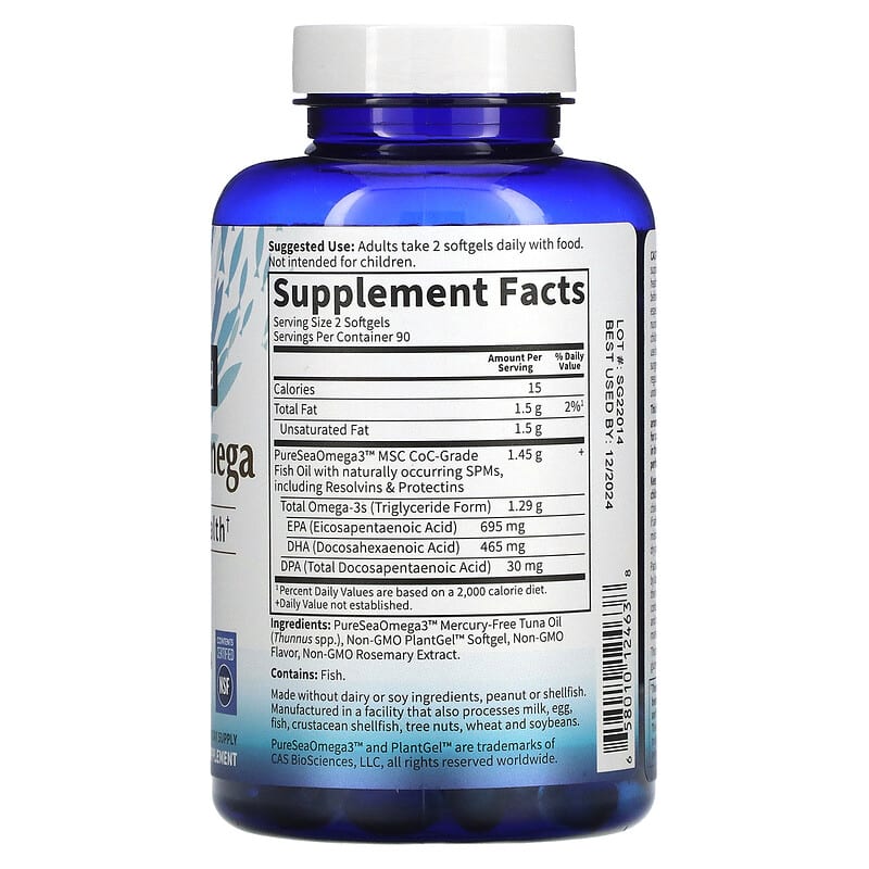 Garden of Life Dr. Formulated Advanced Omega Citrus 180 Softgels 2 Thực phẩm bổ sung Garden of Life Dr. Formulated Advanced Omega Citrus 180 Softgels 658010124638