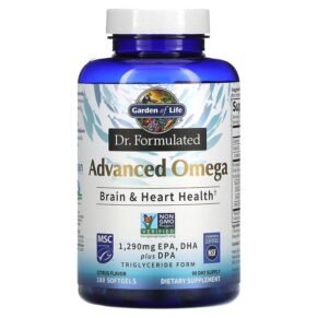 Thực phẩm chức năng Garden of Life Dr. Formulated Advanced Omega Citrus 180 Softgels 658010124638