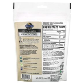 Thực phẩm bổ sung Garden of Life Dr. Formulated Organic Fiber Clear Unflavored 6.8 oz (192 g) 658010118408