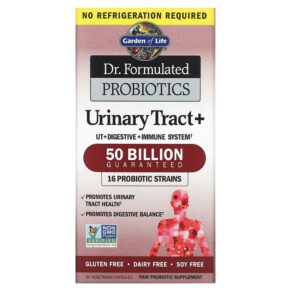 Thực phẩm chức năng Garden of Life Dr. Formulated Probiotics Urinary Tract+ 60 Vegetarian Capsules 658010120067