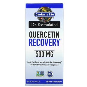 Thực phẩm chức năng Garden of Life Dr. Formulated Quercetin Recovery 500 mg 30 Vegan Tablets 658010130516
