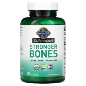 Thực phẩm chức năng Garden of Life Dr. Formulated Stronger Bones 150 Vegetarian Tablets 658010123372