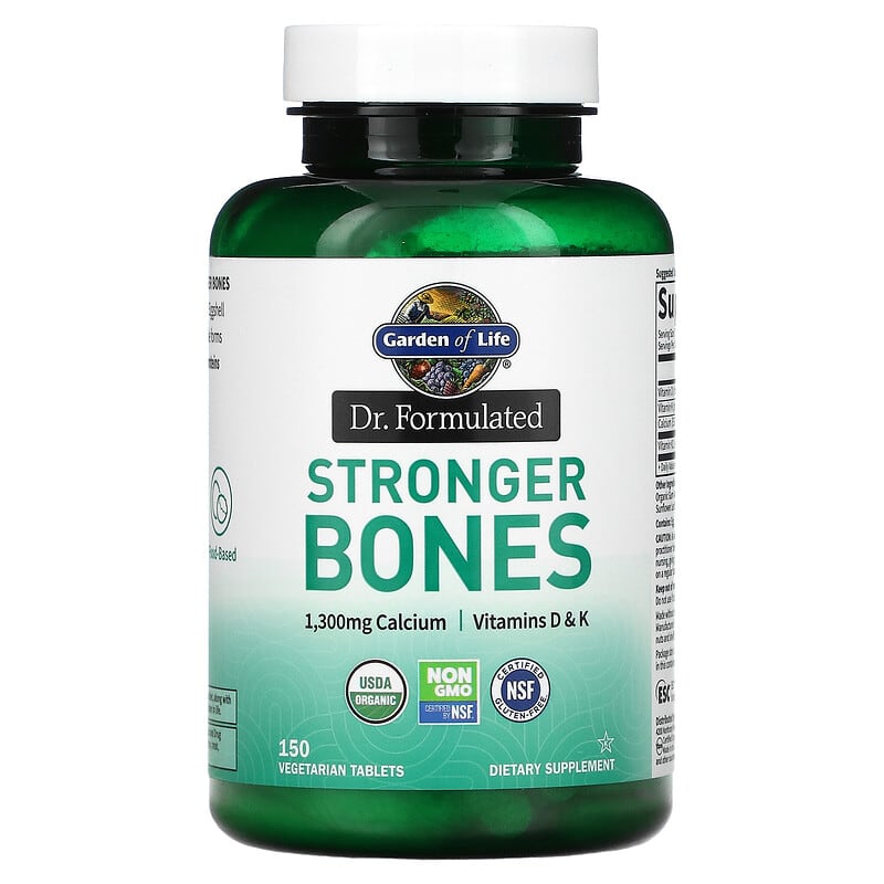 Garden of Life Dr. Formulated Stronger Bones 150 Vegetarian Tablets 8 Thực phẩm chức năng Garden of Life Dr. Formulated Stronger Bones 150 Vegetarian Tablets 658010123372