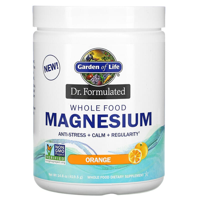 Garden of Life Dr. Formulated Whole Food Magnesium Powder Orange 14.8 oz (419.5 g) 8 Thực phẩm chức năng Garden of Life Dr. Formulated Whole Food Magnesium Powder Orange 14.8 oz (419.5 g) 658010122771