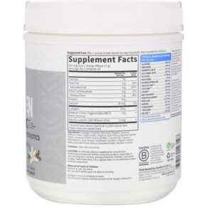 Thực phẩm bổ sung Garden of Life Grass Fed Collagen Coconut MCT Vanilla 14.39 oz (408 g) 658010127103