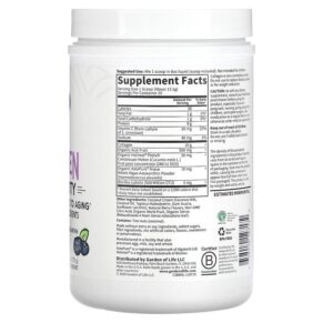 Thực phẩm bổ sung Garden of Life Grass Fed Collagen Super Beauty Blueberry Acai 9.52 oz (270 g) 658010127172