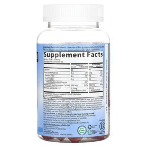 Thực phẩm bổ sung Garden of Life Magnesium with Pre & Probiotics Gummies Raspberry 60 Gummies 658010130899