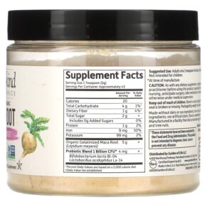 Thực phẩm bổ sung Garden of Life MyKind Organics Fair Trade Organic Maca Root Energy Boost 7.93 oz (225 g) 658010123099