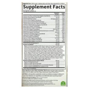 Thực phẩm bổ sung Garden of Life MyKind Organics Men's Multi 40+ 120 Vegan Tablets 658010117692