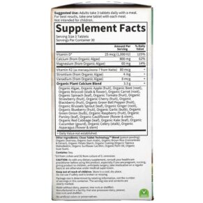 Thực phẩm bổ sung Garden of Life MyKind Organics Organic Plant Calcium 90 Vegan Tablets 658010117609