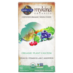 Thực phẩm chức năng Garden of Life MyKind Organics Organic Plant Calcium 90 Vegan Tablets 658010117609