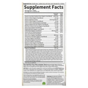 Thực phẩm bổ sung Garden of Life MyKind Organics Prenatal Once Daily 90 Vegan Tablets 658010118576