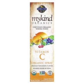 Thực phẩm chức năng Garden of Life MyKind Organics Vitamin C Organic Spray Orange-Tangerine 2 fl oz (58 ml) 658010118590