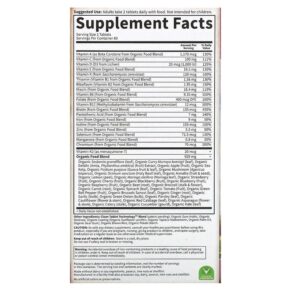 Thực phẩm bổ sung Garden of Life MyKind Organics Women's Multi 120 Vegan Tablets 658010117746