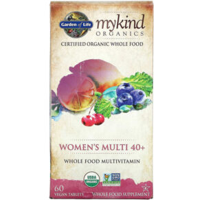 Thực phẩm chức năng Garden of Life MyKind Organics Women's Multi 40+ 60 Vegan Tablets 658010117777
