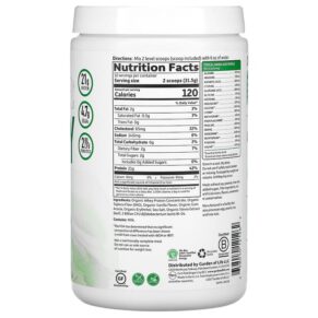 Thực phẩm bổ sung Garden of Life Organic Whey Protein Grass-Fed Vanilla 13.33 oz (378 g) 658010121262