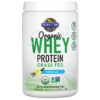 Thực phẩm chức năng Garden of Life Organic Whey Protein Grass-Fed Vanilla 13.33 oz (378 g) 658010121262