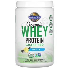 Thực phẩm chức năng Garden of Life Organic Whey Protein Grass-Fed Vanilla 13.33 oz (378 g) 658010121262