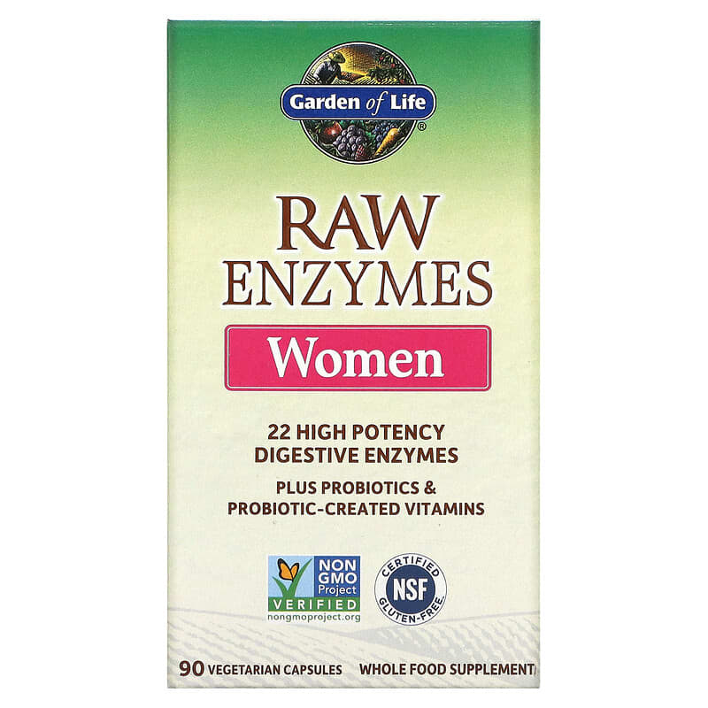 Garden of Life RAW Enzymes Women 90 Vegetarian Capsules 8 Thực phẩm chức năng Garden of Life RAW Enzymes Women 90 Vegetarian Capsules 658010115636