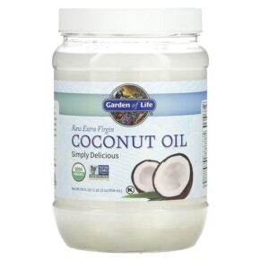 Thực phẩm chức năng Garden of Life Raw Extra Virgin Coconut Oil 29 fl oz (858 ml) 658010118866