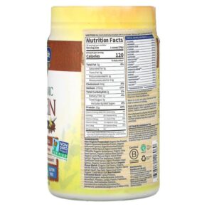 Thực phẩm bổ sung Garden of Life RAW Organic Protein Organic Plant Formula Vanilla Chai 16 lbs 4.45 oz (580 g) 658010116060