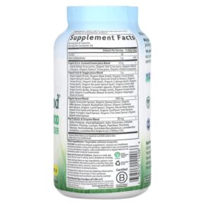 Thực phẩm bổ sung Garden of Life RAW Perfect Food Green Superfood Juiced Greens Powder 240 Vegan Capsules 658010114066