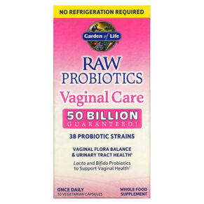 Thực phẩm chức năng Garden of Life RAW Probiotics Vaginal Care 30 Vegetarian Capsules 658010123341