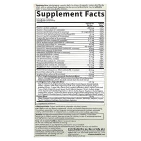Thực phẩm bổ sung Garden of Life Vitamin Code Perfect Weight 240 Vegetarian Capsules 658010114219