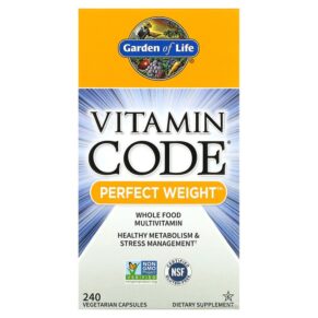 Thực phẩm chức năng Garden of Life Vitamin Code Perfect Weight 240 Vegetarian Capsules 658010114219