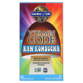 Thực phẩm chức năng Garden of Life Vitamin Code RAW Kombucha 60 Vegan Capsules 658010113939