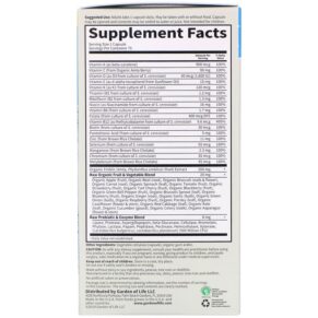 Thực phẩm bổ sung Garden of Life Vitamin Code RAW One Once Daily Multivitamin For Men 75 Vegetarian Capsules 658010114028