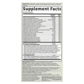 Thực phẩm bổ sung Garden of Life Vitamin Code RAW Prenatal 90 Vegetarian Capsules 658010113922