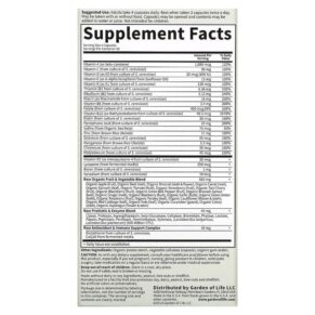 Thực phẩm bổ sung Garden of Life Vitamin Code Whole Food Multivitamin for Men 240 Vegetarian Capsules 658010114196