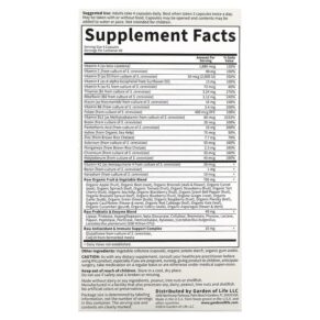 Thực phẩm bổ sung Garden of Life Vitamin Code Whole Food Multivitamin for Women 50 & Wiser 240 Vegetarian Capsules 658010114189