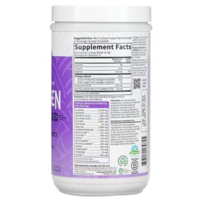 Thực phẩm bổ sung Garden of Life Wild Caught & Grass Fed Collagen Hyaluronic Acid Unflavored 9.52 oz (270 g) 658010130745