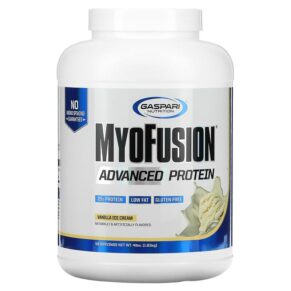 Thực phẩm chức năng Gaspari Nutrition MyoFusion Advanced Protein Vanilla Ice Cream 4 lbs (1.81 kg) 646511022447