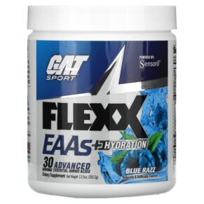 Thực phẩm chức năng GAT Flexx EAAs + Hydration Blue Razz 12.2 oz (355.2 g) 816170023035