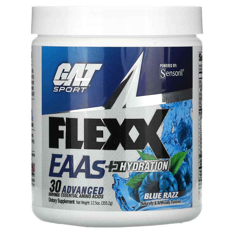 GAT Flexx EAAs + Hydration Blue Razz 12.2 oz (355.2 g) 8 Thực phẩm chức năng GAT Flexx EAAs + Hydration Blue Razz 12.2 oz (355.2 g) 816170023035