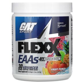 Thực phẩm chức năng GAT Flexx EAAs + Hydration Fruit Punch 12.2 oz (345 g) 816170023042