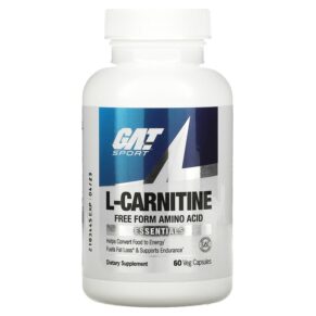 Thực phẩm chức năng GAT L-Carnitine Amino Acid Free Form 60 Vegetable Capsules 816170020669