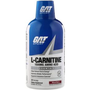 Thực phẩm chức năng GAT L-Carnitine Amino Acid Mixed Berry 1.500 mg 16 oz (473 ml) 816170022762
